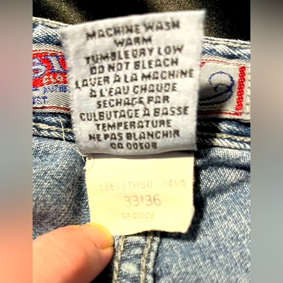 Vintage Y2K Silver Button Fly Jeans - Picture 12 of 12